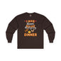 I Was Thinner Before Thanksgiving Dinner Long Sleeve Tee The Devil's Pickle