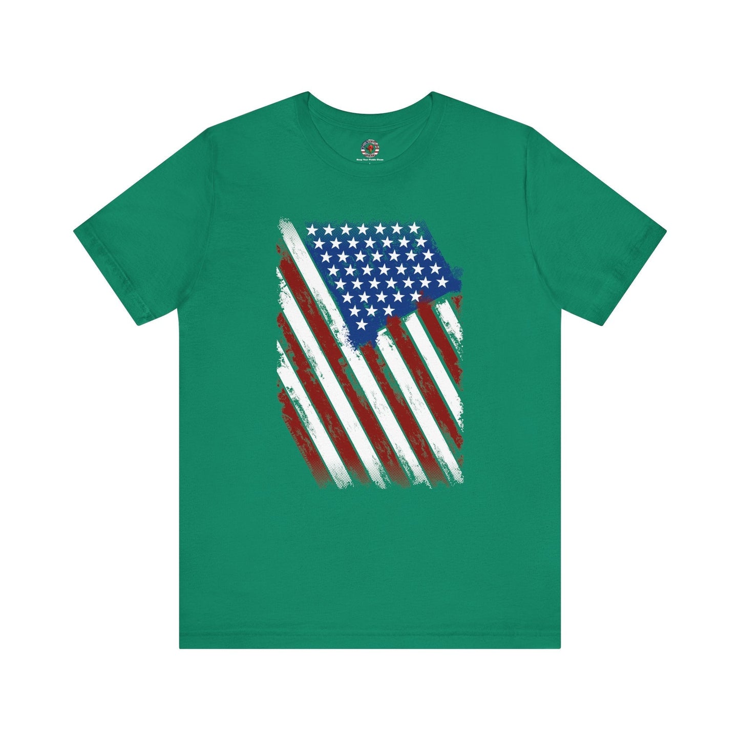 Distressed American Flag T-Shirt The Devil's Pickle