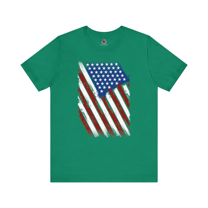 Distressed American Flag T-Shirt The Devil's Pickle
