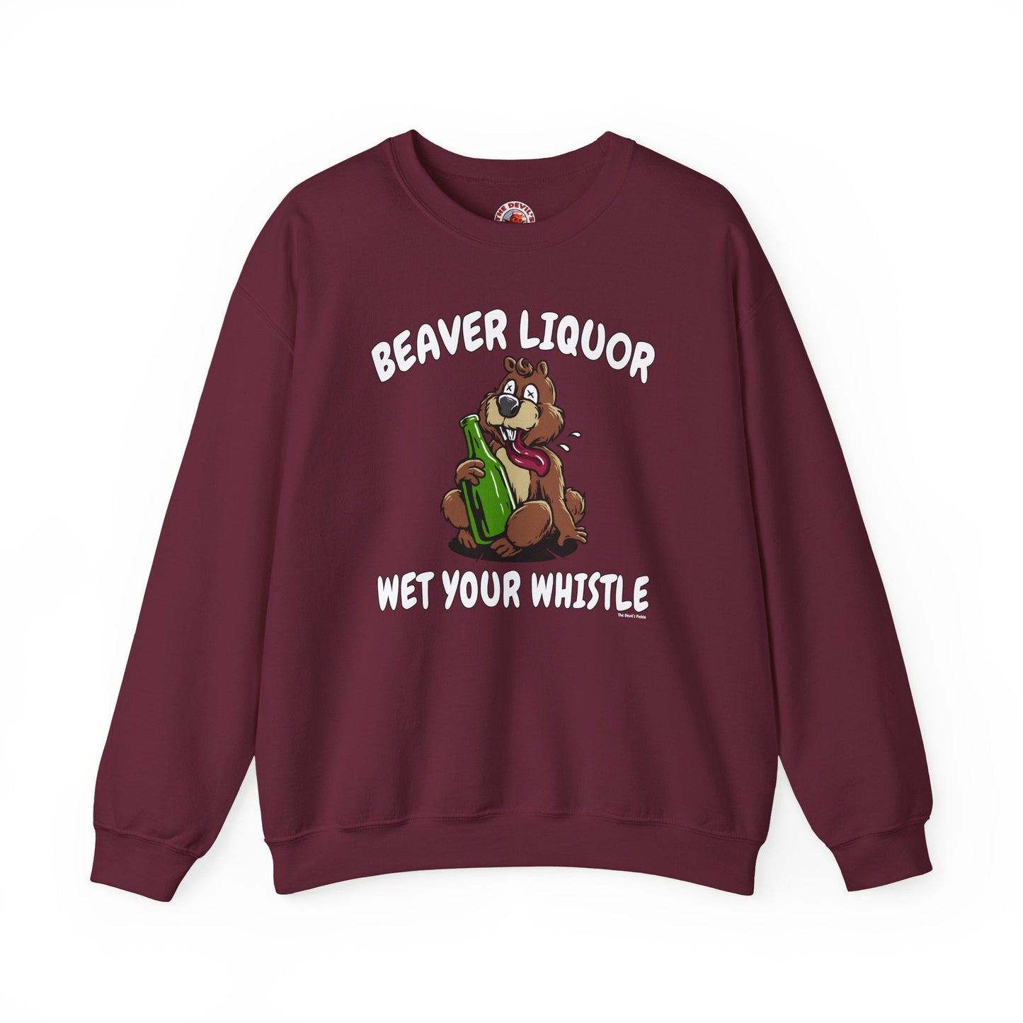 Beaver Liquor Crewneck Sweatshirt The Devil's Pickle