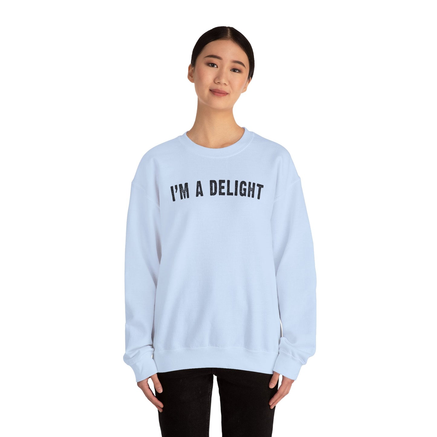 I'm A Delight Crewneck Sweatshirt The Devil's Pickle