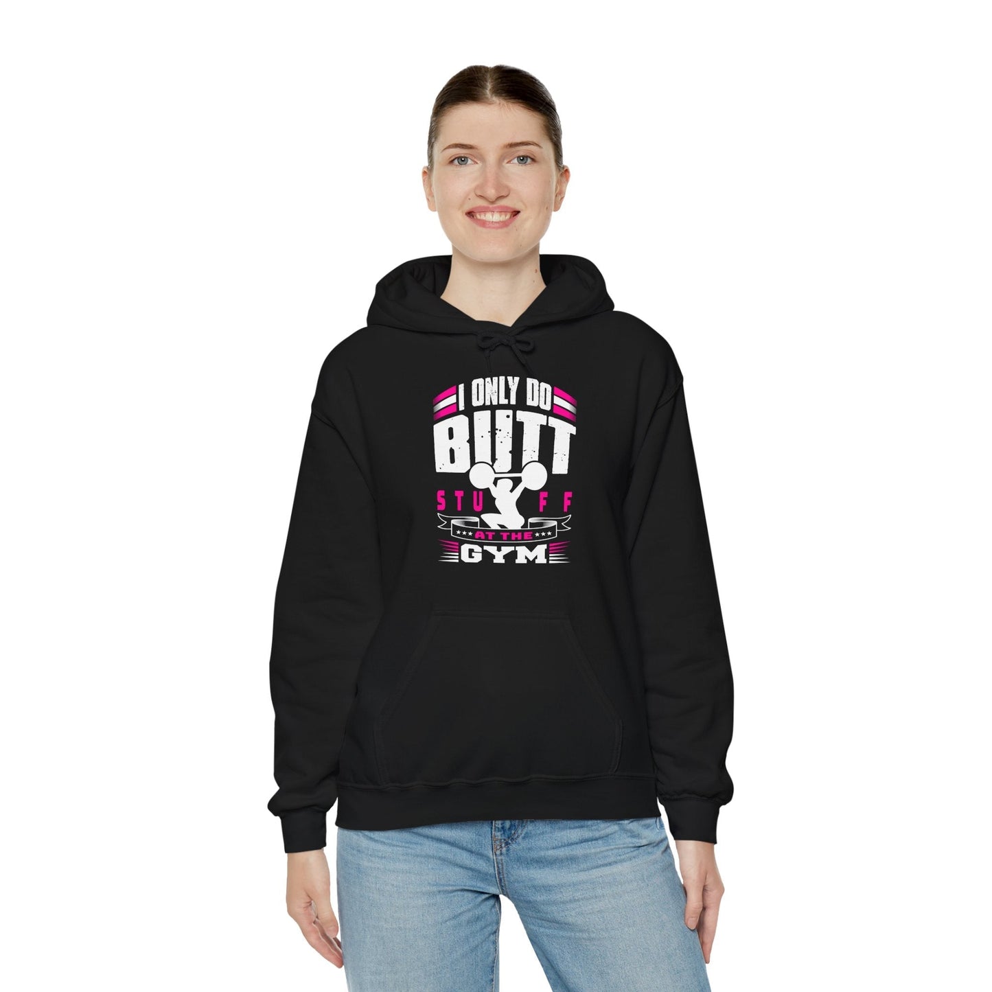 I Only Do Butt Stuff At The Gym Hooded Sweatshirt The Devil's Pickle