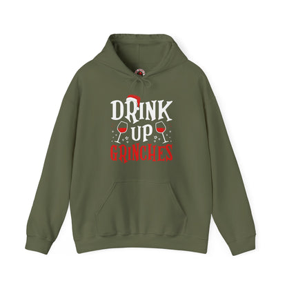 Drink Up Grinches Hooded Sweatshirt The Devil's Pickle