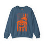 Pumpkin American Flag Crewneck Sweatshirt The Devil's Pickle