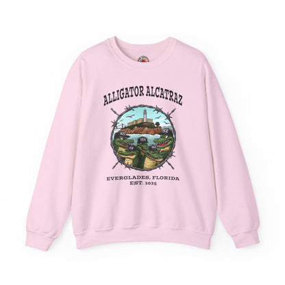 Alligator Alcatraz Crewneck Sweatshirt The Devil's Pickle