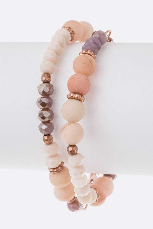 Mix Beads Stretch Bracelet Shop Style & More | Fresh Looks, Everyday Deals & Free Shipping