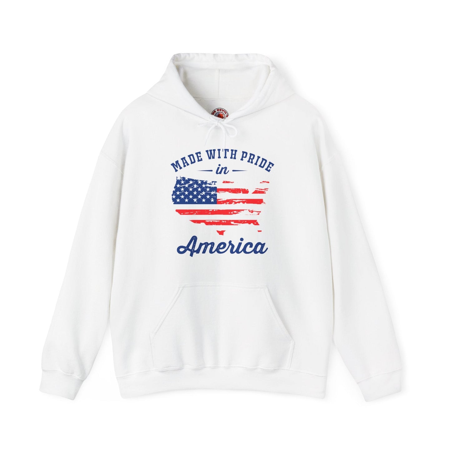 Made With Pride In America Hooded Sweatshirt The Devil's Pickle