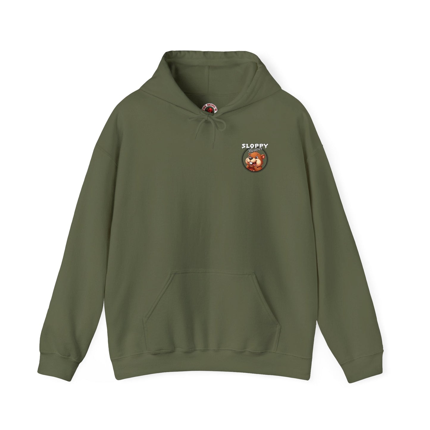 Sloppy Beaver BBQ Back Hooded Sweatshirt The Devil's Pickle