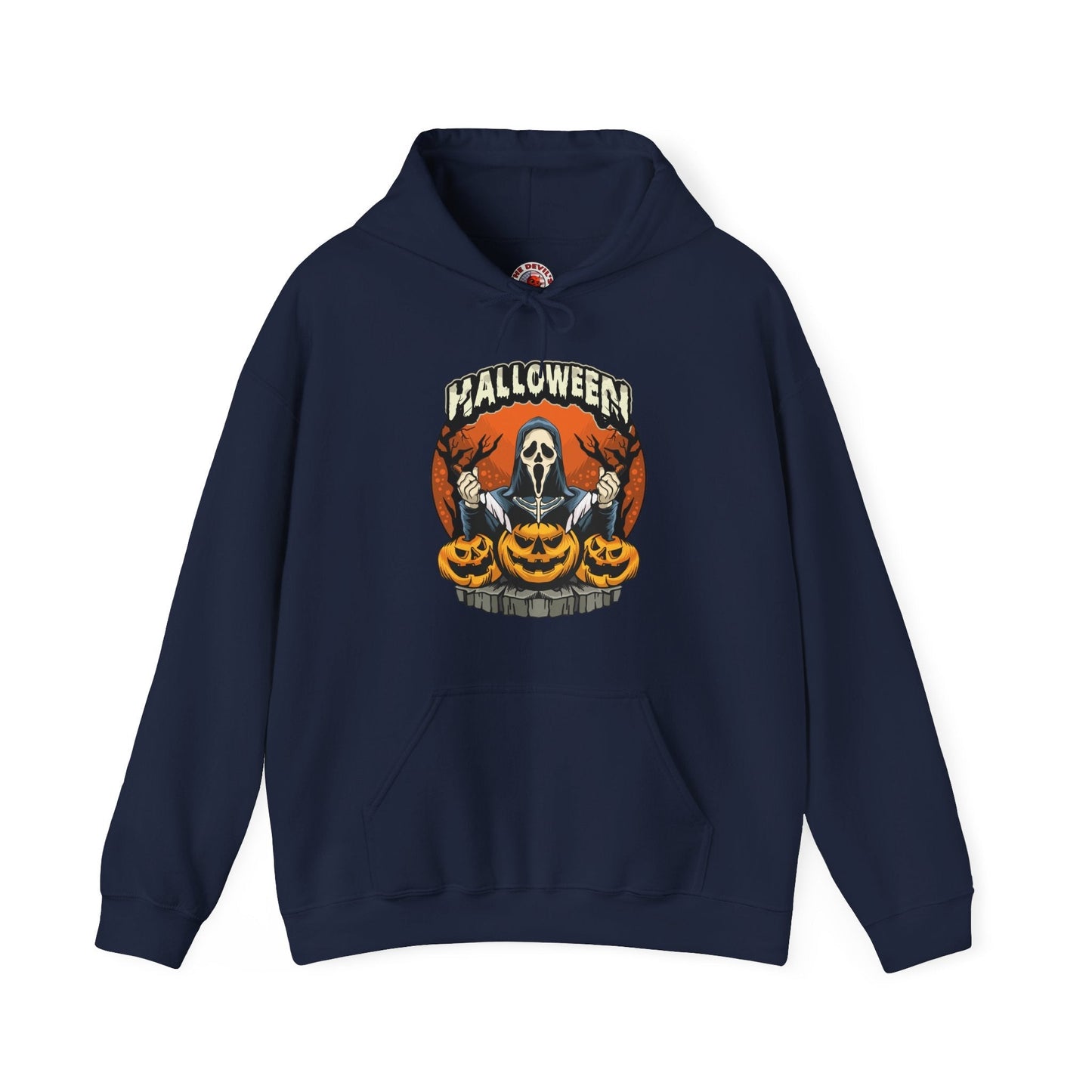 Screamer Killer Ghost Halloween Hooded Sweatshirt The Devil's Pickle