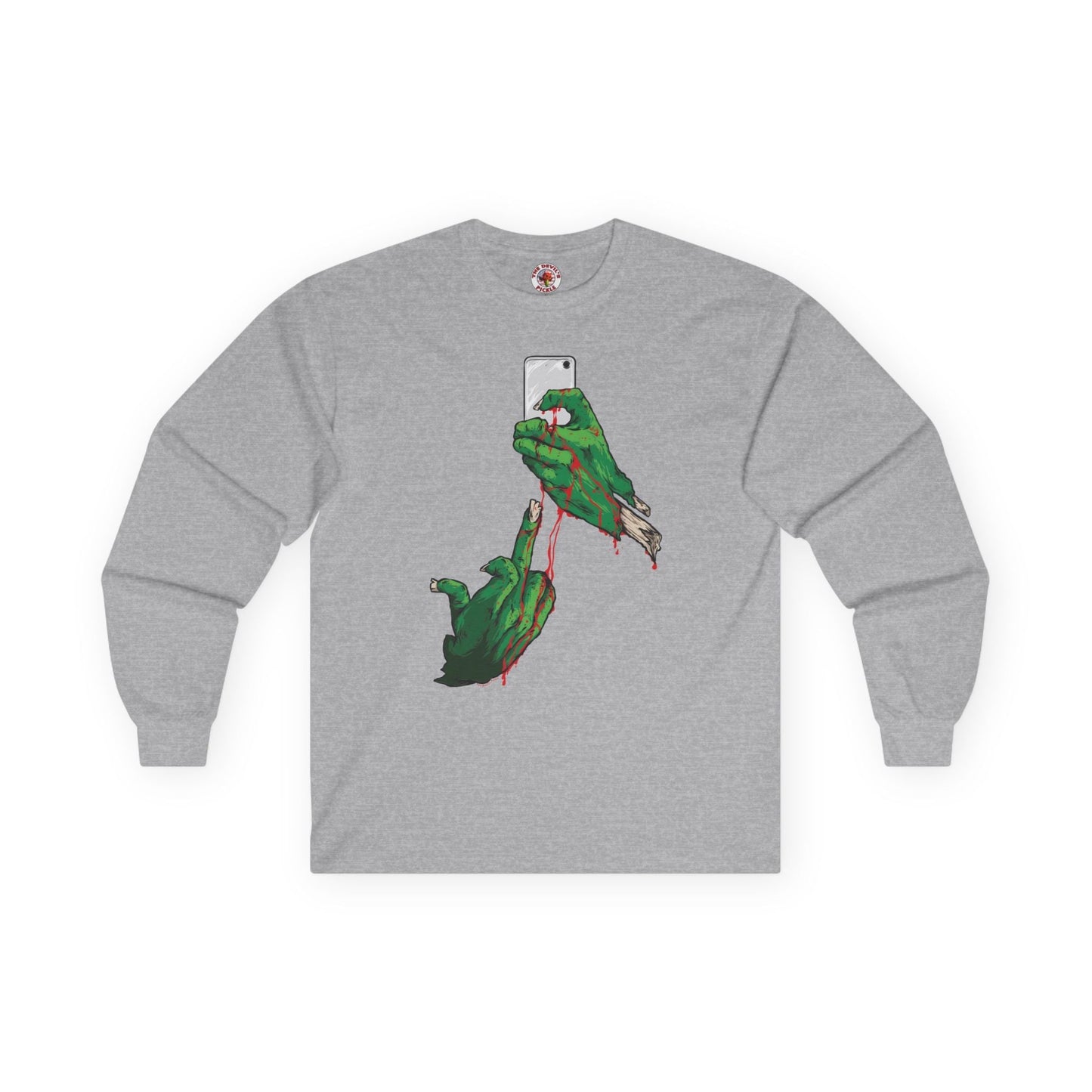 Selfie Monster Long Sleeve Tee The Devil's Pickle