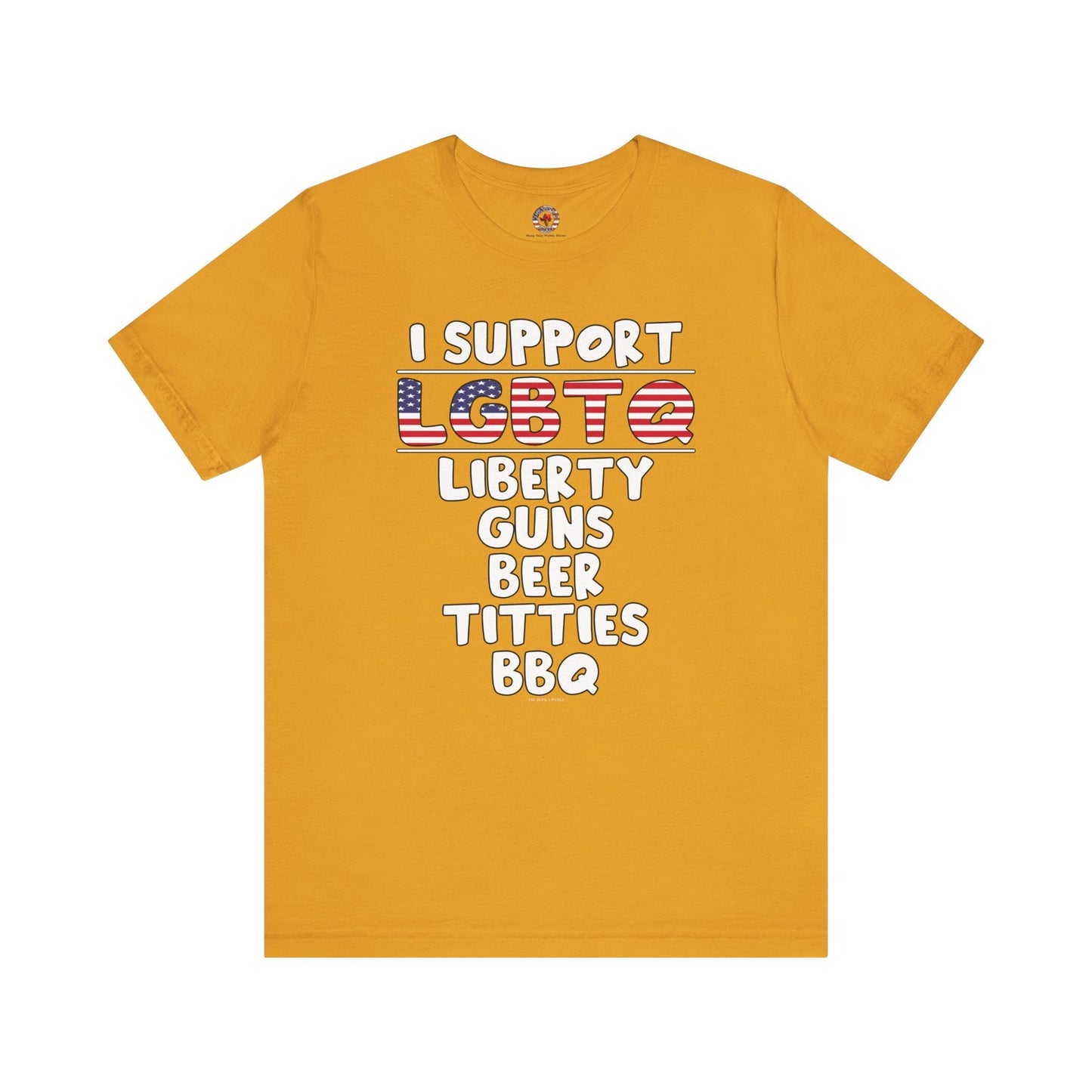 I Support LGBTQ T-Shirt The Devil's Pickle