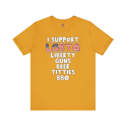 I Support LGBTQ T-Shirt The Devil's Pickle