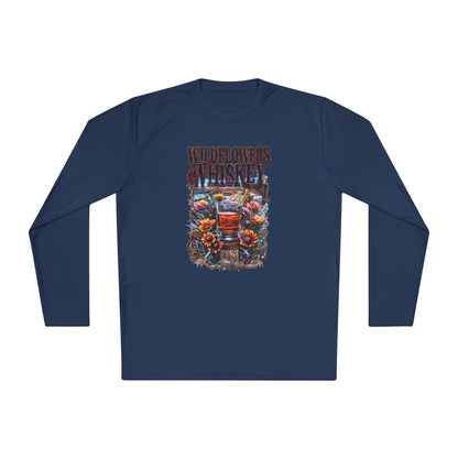 Wildflowers and Whiskey Lightweight Long Sleeve Tee Country in My Heart