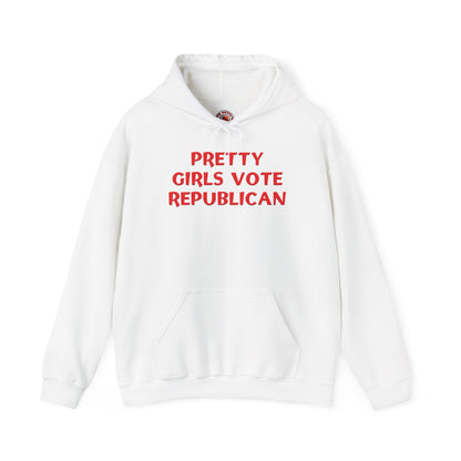 Pretty Girls Vote Republican Hooded Sweatshirt The Devil's Pickle