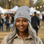 Grateful Embroidered Knit Beanie, Cozy Winter Hat, Gift for Her, Casual Beanie, Trendy Cap, Fall Accessories Grayceful LLC