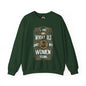 I Like My Whiskey Old and My Women Young Crewneck Sweatshirt The Devil's Pickle