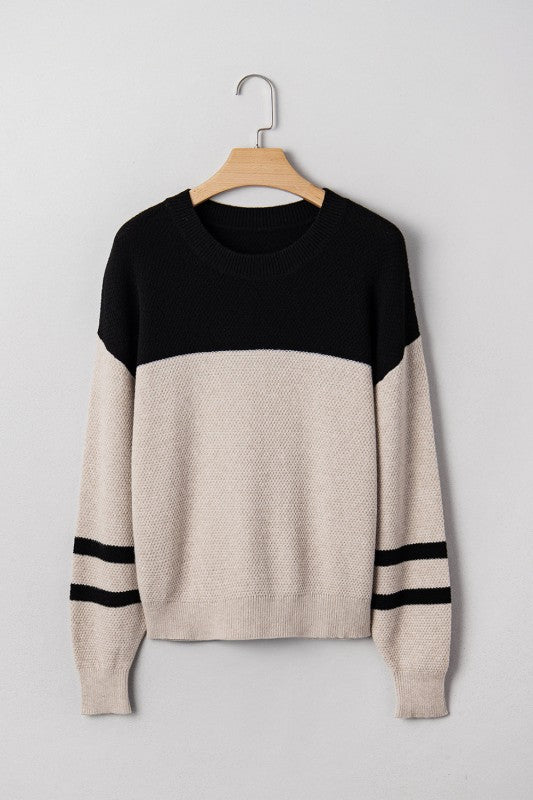 Colorblock Stripe Long Sleeve Sweater Shop Style & More | Fresh Looks, Everyday Deals & Free Shipping