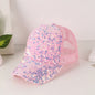 Sequin-Embroidered Mesh Baseball Cap with Sunshade – Breathable Trendy Hat FitiqueFit