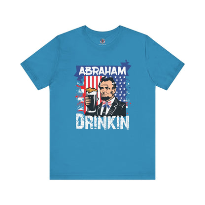 Abraham Drinking T-Shirt The Devil's Pickle