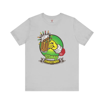 Merry Christmas Beer T-Shirt The Devil's Pickle