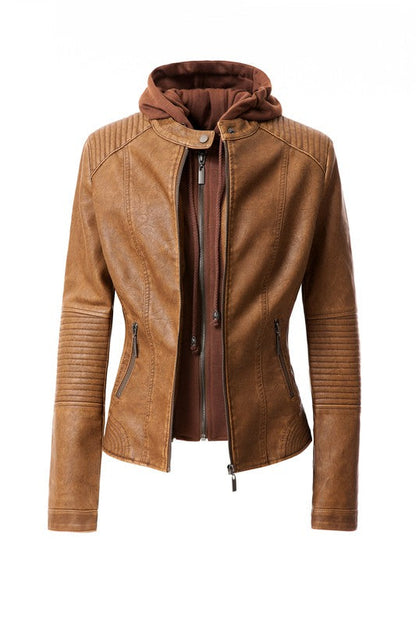Women's PU Jacket See size chart under “more details” The Fashion Celestial