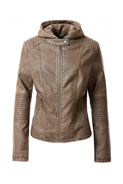 Women's PU Jacket See size chart under “more details” The Fashion Celestial