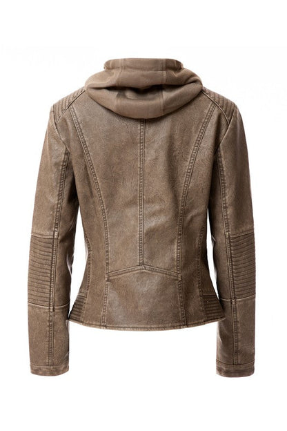Women's PU Jacket See size chart under “more details” The Fashion Celestial