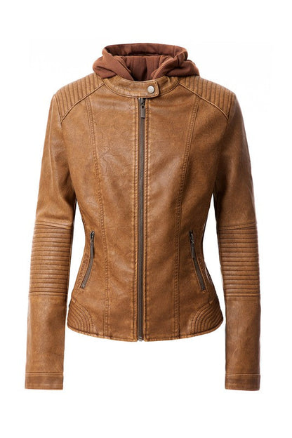 Women's PU Jacket See size chart under “more details” The Fashion Celestial