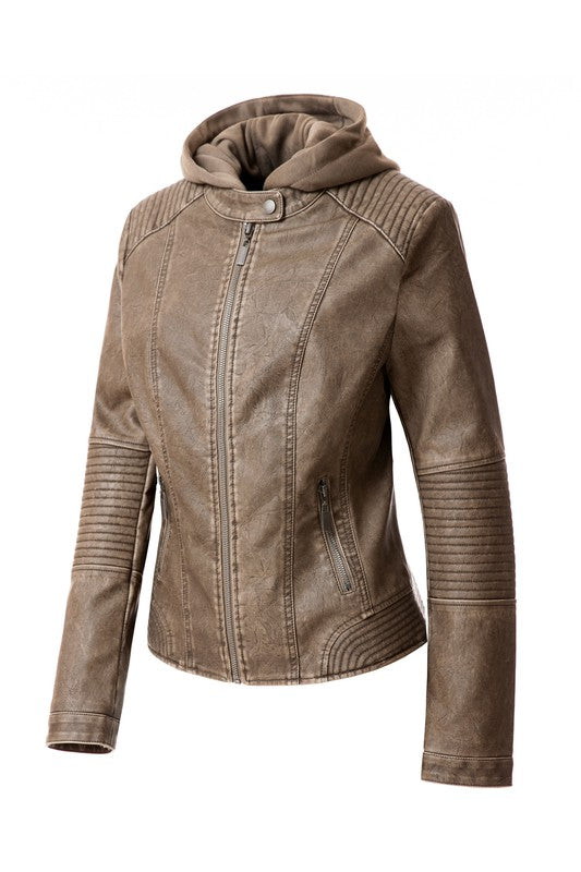 Women's PU Jacket See size chart under “more details” The Fashion Celestial