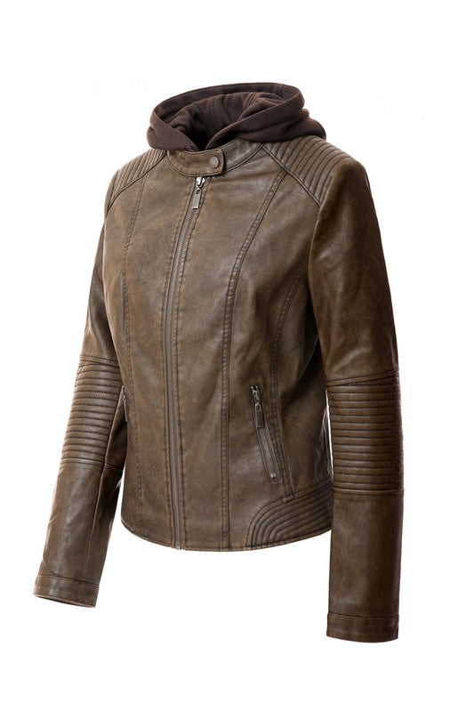 Women's PU Jacket See size chart under “more details” The Fashion Celestial