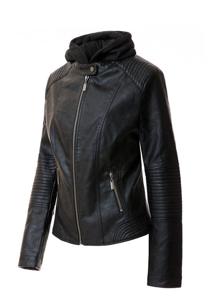 Women's PU Jacket See size chart under “more details” The Fashion Celestial