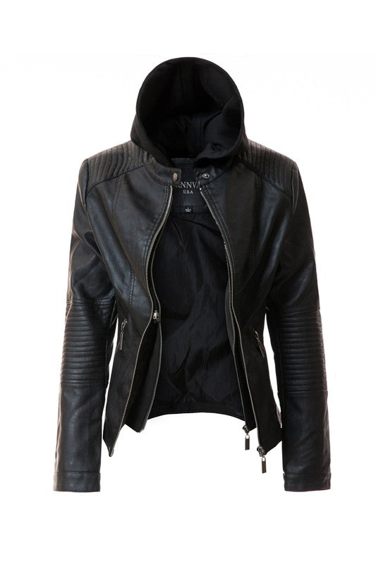 Women's PU Jacket See size chart under “more details” The Fashion Celestial