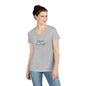 Grayceful 3 hearts Ladies' V-Neck T-Shirt Grayceful LLC