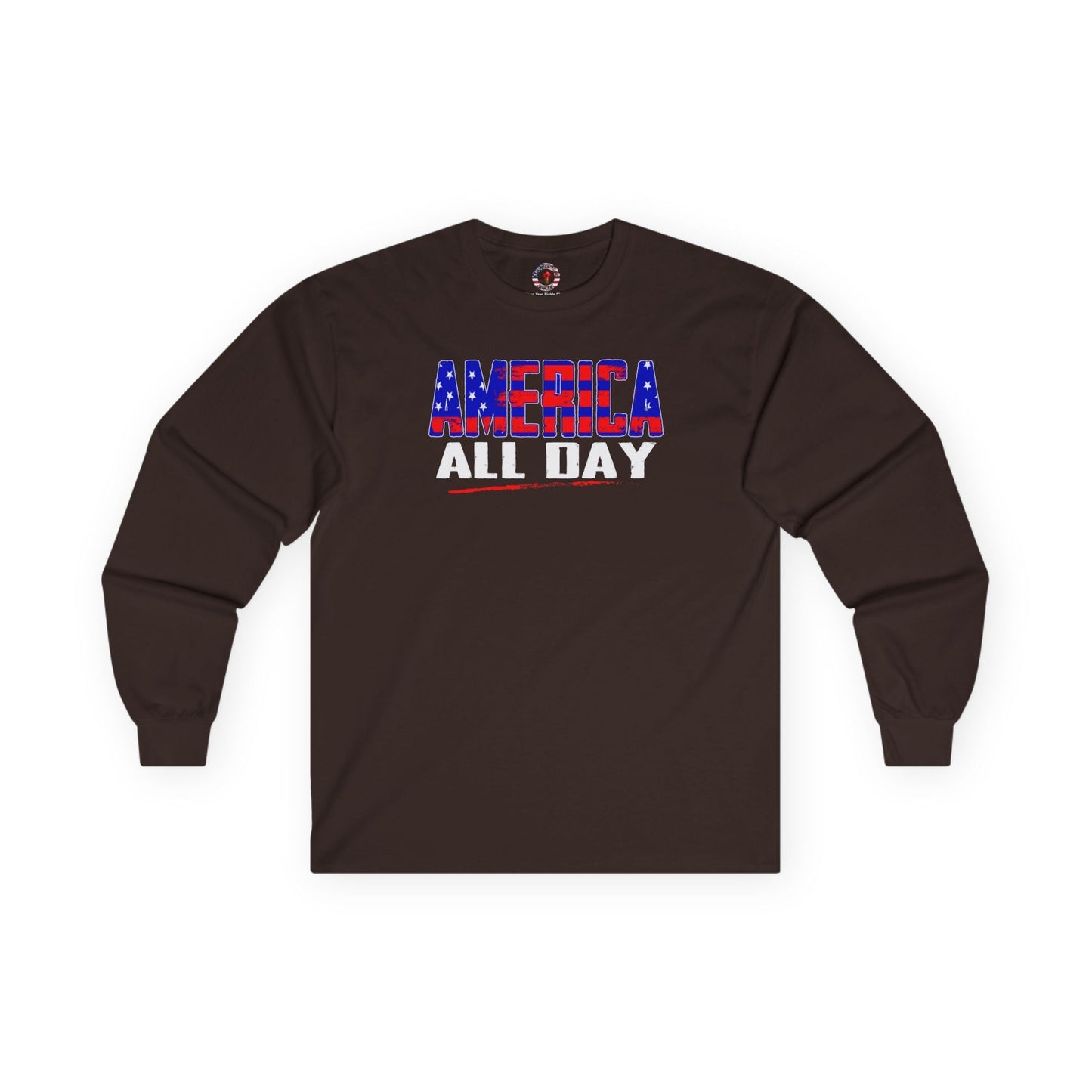 America All Day Long Sleeve Tee The Devil's Pickle
