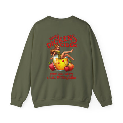 Hard Dickens Cider Front/Back Crewneck Sweatshirt The Devil's Pickle