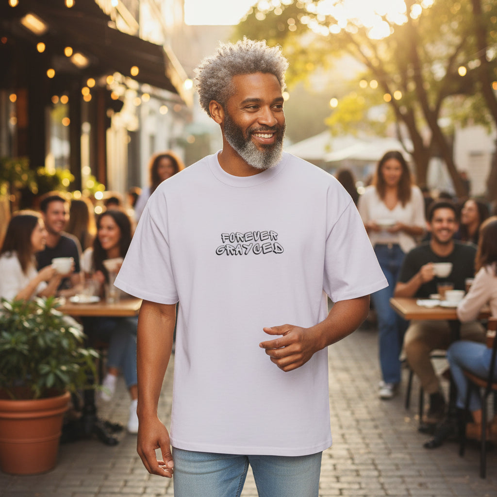 Men's Heavy Oversized Tee Grayceful LLC