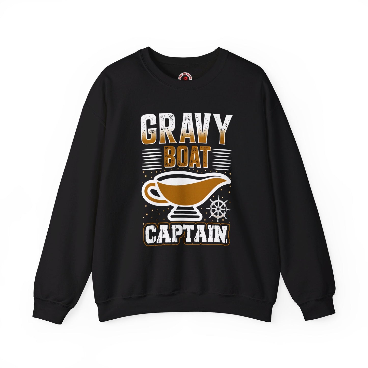 Gravy Boat Captain Crewneck Sweatshirt The Devil's Pickle