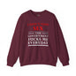 I Don't Need Sex The Government Fucks Me Everyday Crewneck Sweatshirt The Devil's Pickle