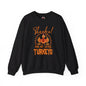 Thankful For My Little Turkeys Crewneck Sweatshirt The Devil's Pickle