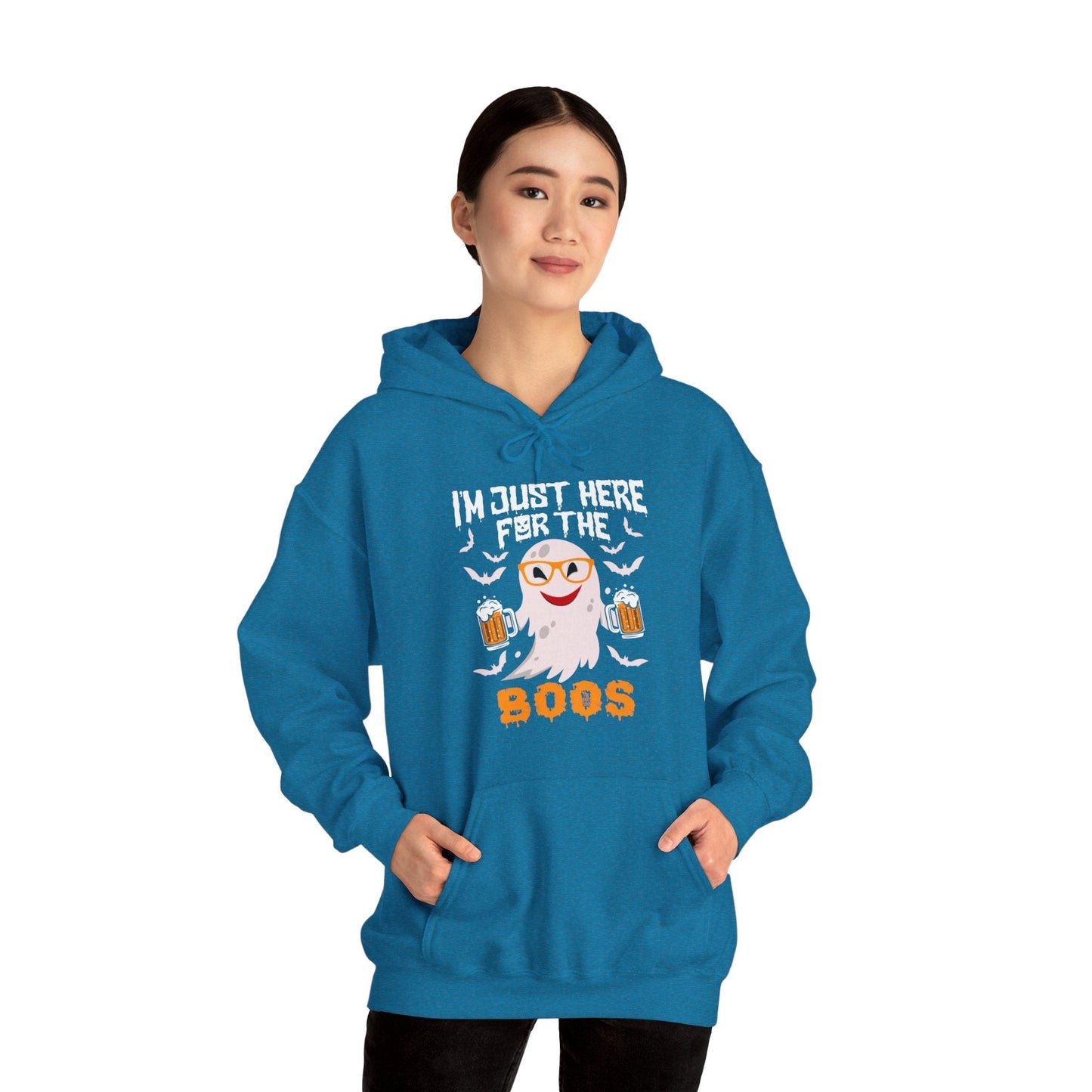 I'm Just Here For The Boos Hooded Sweatshirt The Devil's Pickle