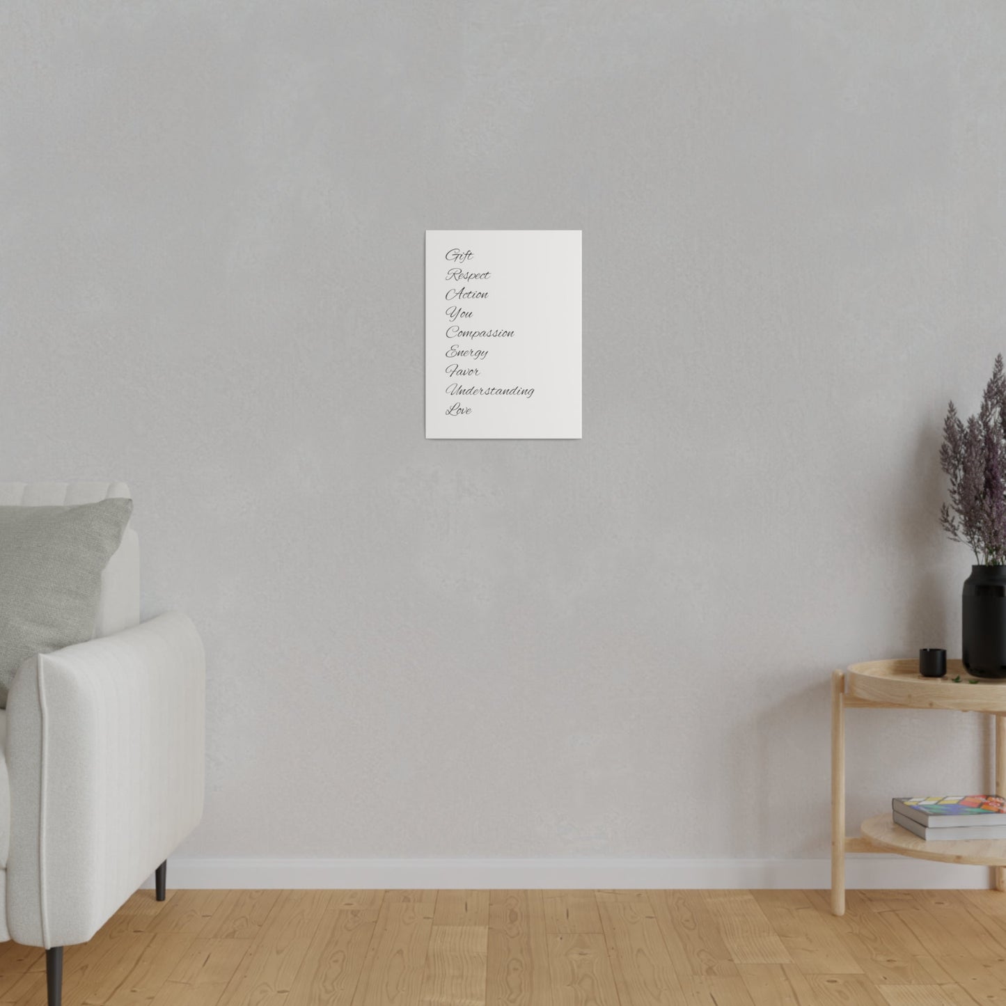 Matte Canvas, Stretched, 0.75" Grayceful LLC
