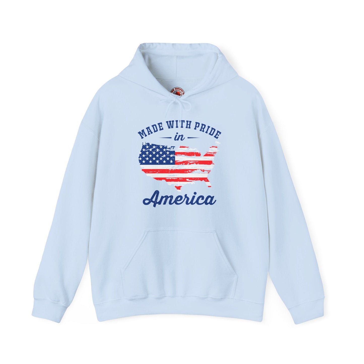Made With Pride In America Hooded Sweatshirt The Devil's Pickle