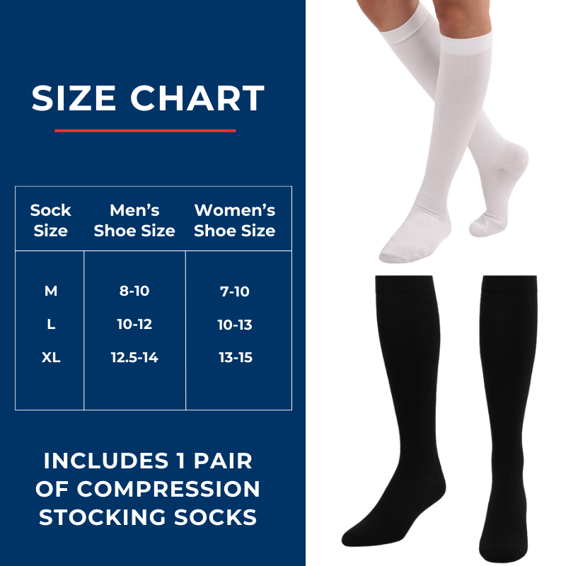 Men's Over The Calf Compression Stocking Socks (1 Pair) DSC