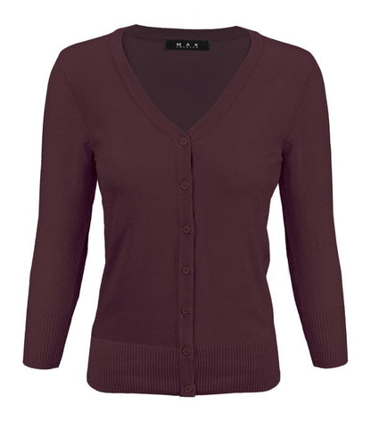 V-Neck Button Down Knit Cardigan Sweater Shop Style & More | Fresh Looks, Everyday Deals & Free Shipping