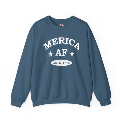Merica AF Crewneck Sweatshirt The Devil's Pickle