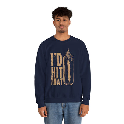 I'd Hit That Crewneck Sweatshirt The Devil's Pickle