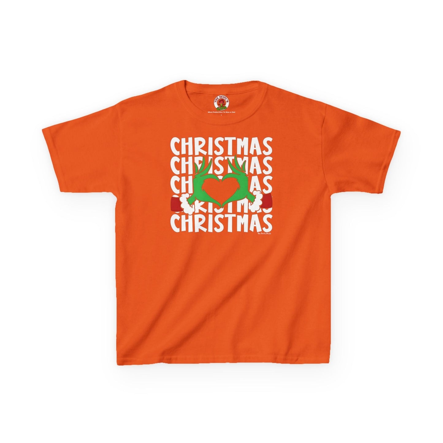 Christmas Heart Kids Tee The Devil's Pickle