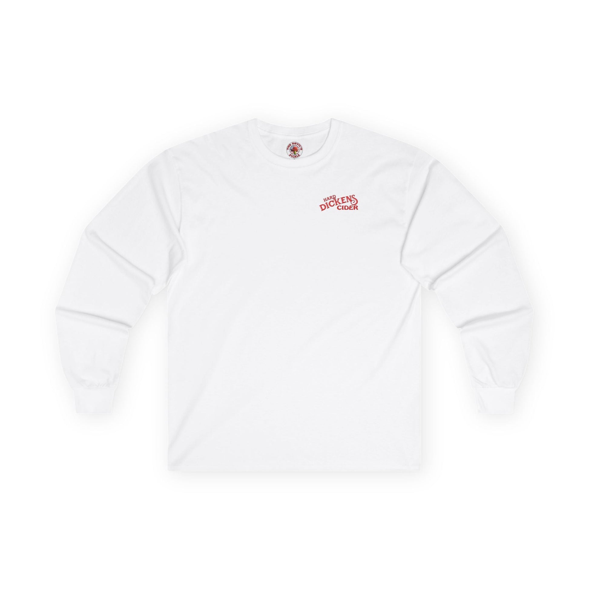 Hard Dickens Cider Front/Back Long Sleeve Tee The Devil's Pickle