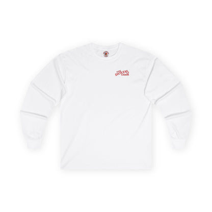 Hard Dickens Cider Front/Back Long Sleeve Tee The Devil's Pickle