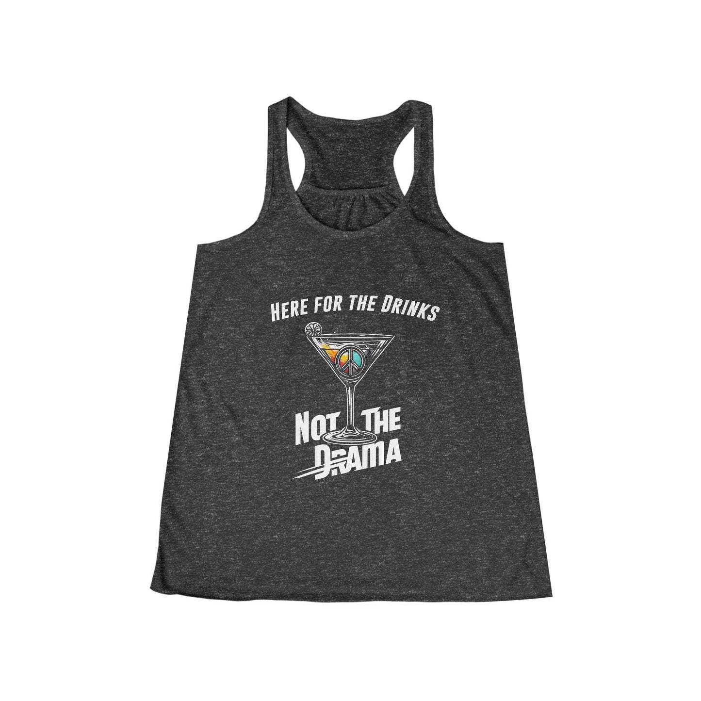 No Drama Womens Flowy Racer Back Tank Top Country in My Heart